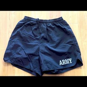 UNICOR US ARMY IPFU PT TRUNKS SHORTS PHYSICAL FITNESS UNIFORM  Size Small